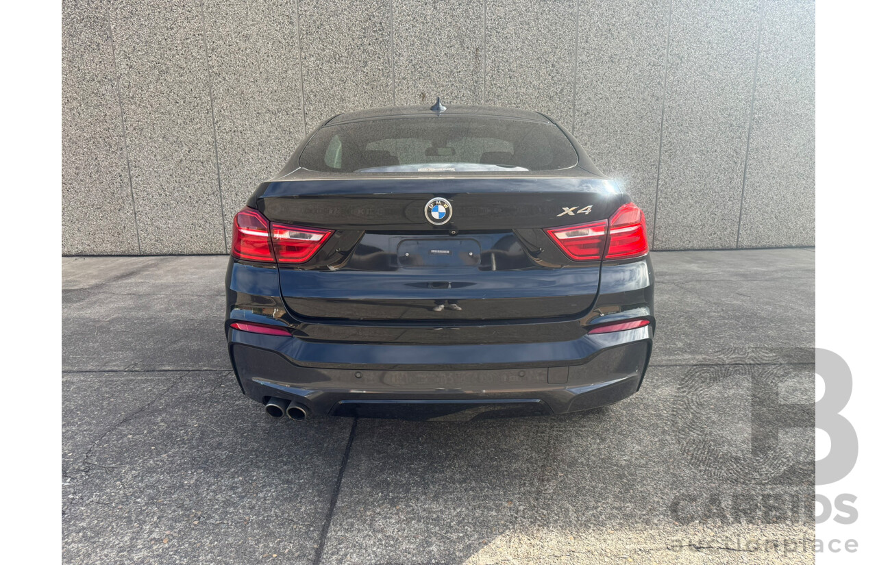 5/2015 BMW X4 xDrive 30d (AWD) F26 MY15 5d Coupe Black Turbo Diesel 3.0L