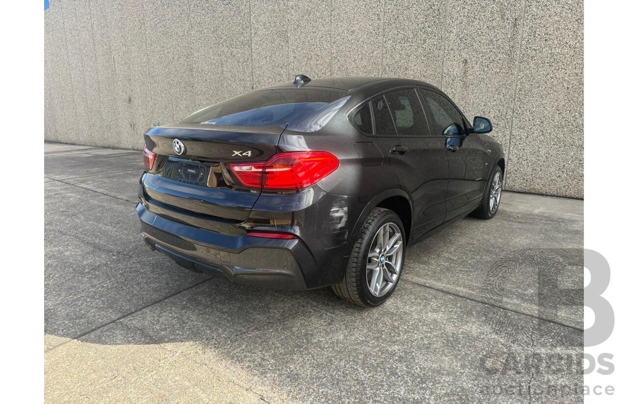 5/2015 BMW X4 xDrive 30d (AWD) F26 MY15 5d Coupe Black Turbo Diesel 3.0L