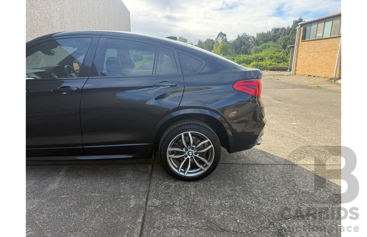 5/2015 BMW X4 xDrive 30d (AWD) F26 MY15 5d Coupe Black Turbo Diesel 3.0L