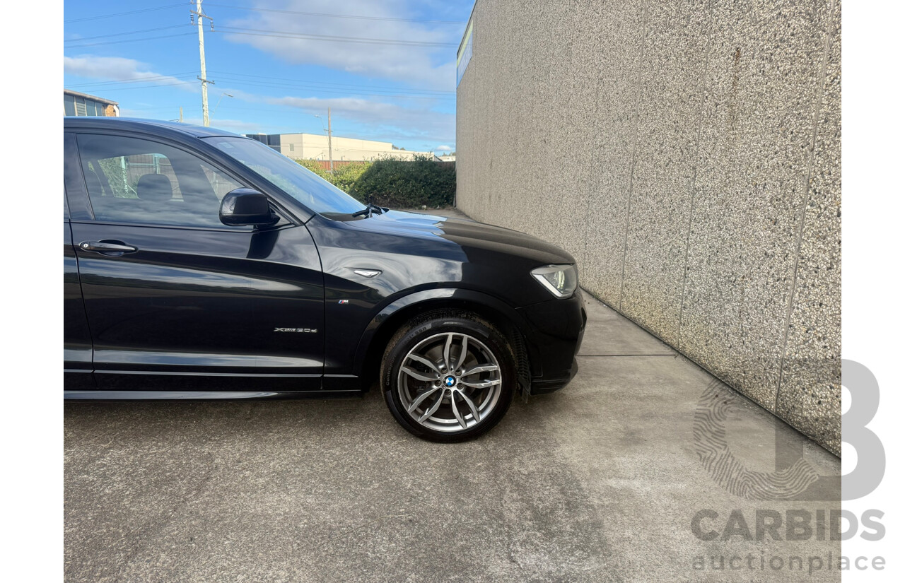 5/2015 BMW X4 xDrive 30d (AWD) F26 MY15 5d Coupe Black Turbo Diesel 3.0L