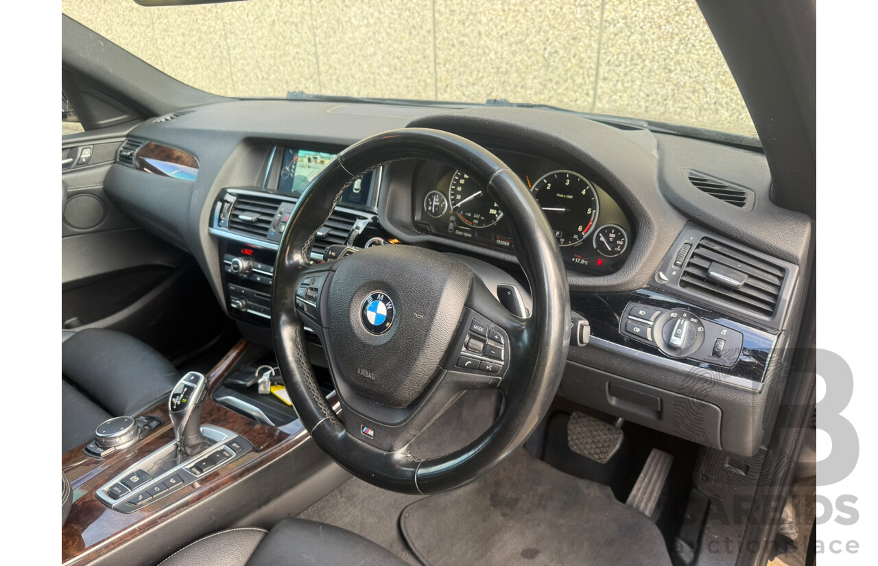 5/2015 BMW X4 xDrive 30d (AWD) F26 MY15 5d Coupe Black Turbo Diesel 3.0L