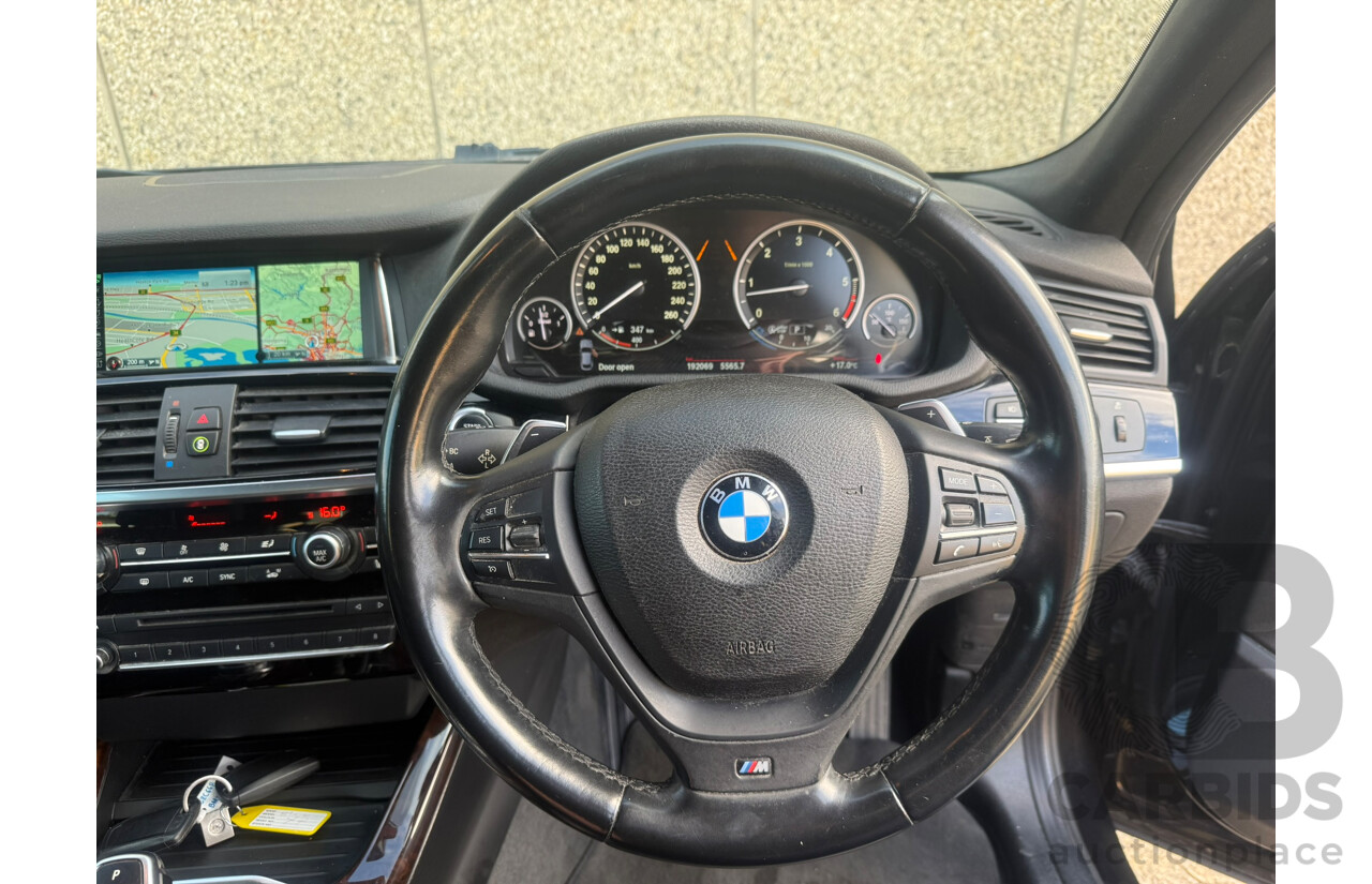 5/2015 BMW X4 xDrive 30d (AWD) F26 MY15 5d Coupe Black Turbo Diesel 3.0L