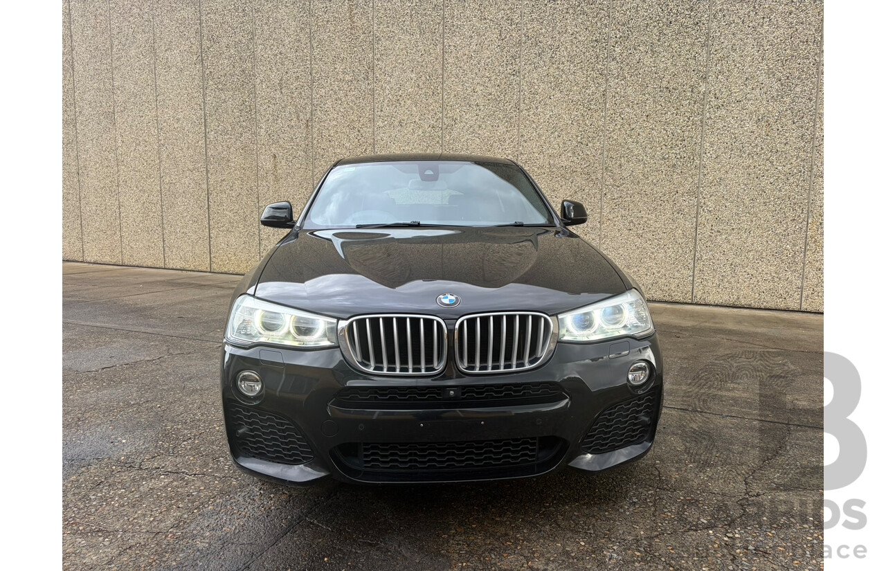 05/2015 BMW X4 xDrive 30d (AWD) F26 MY15 5d Coupe Black Turbo Diesel 3.0L
