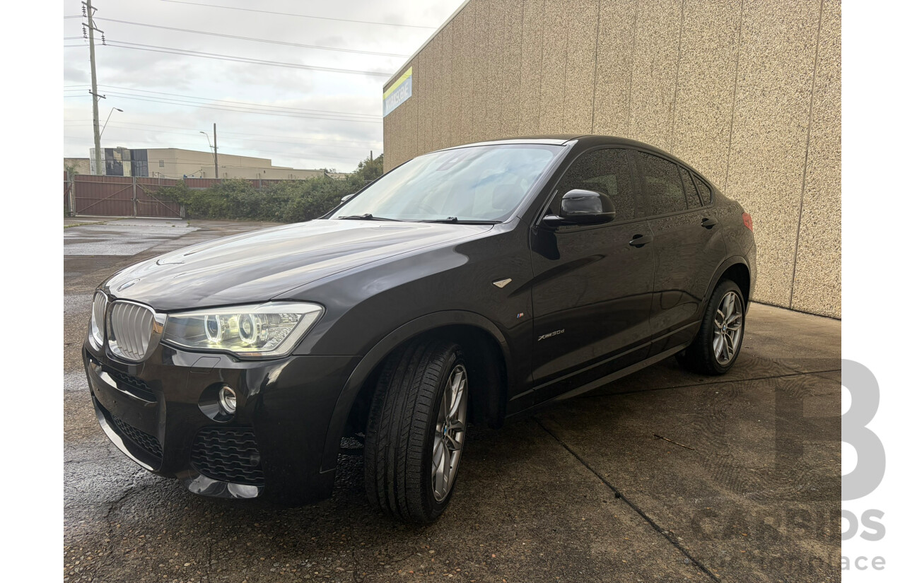 05/2015 BMW X4 xDrive 30d (AWD) F26 MY15 5d Coupe Black Turbo Diesel 3.0L