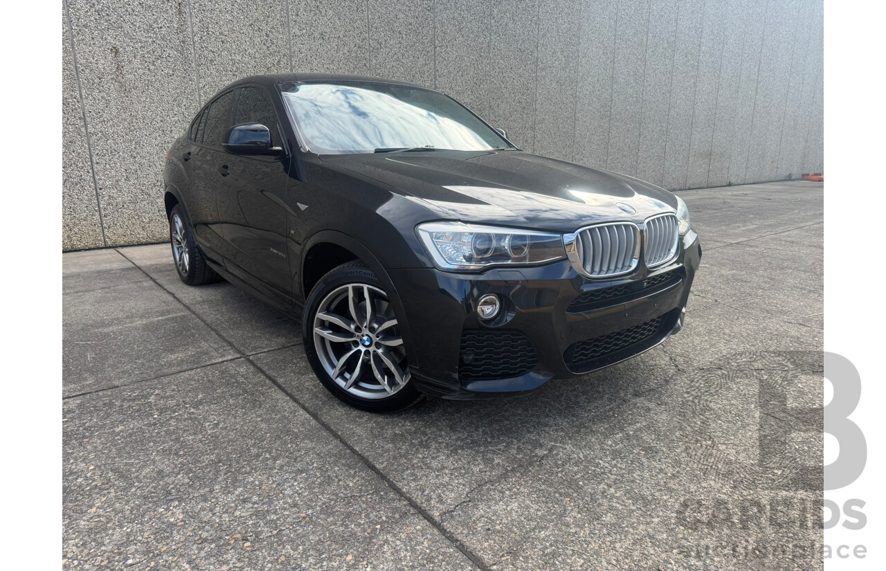 5/2015 BMW X4 xDrive 30d (AWD) F26 MY15 5d Coupe Black Turbo Diesel 3.0L