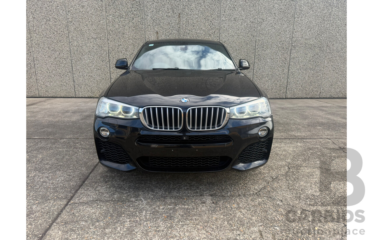 5/2015 BMW X4 xDrive 30d (AWD) F26 MY15 5d Coupe Black Turbo Diesel 3.0L