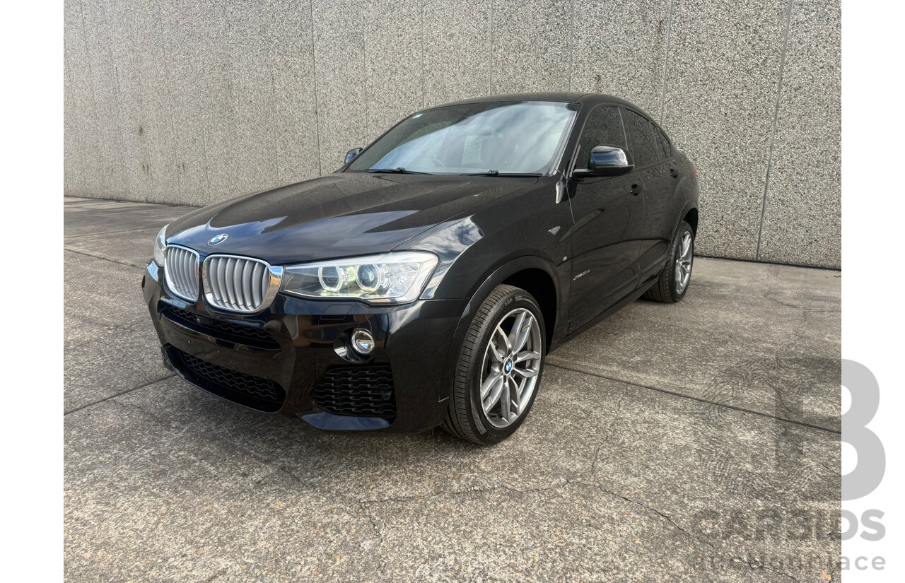 5/2015 BMW X4 xDrive 30d (AWD) F26 MY15 5d Coupe Black Turbo Diesel 3.0L