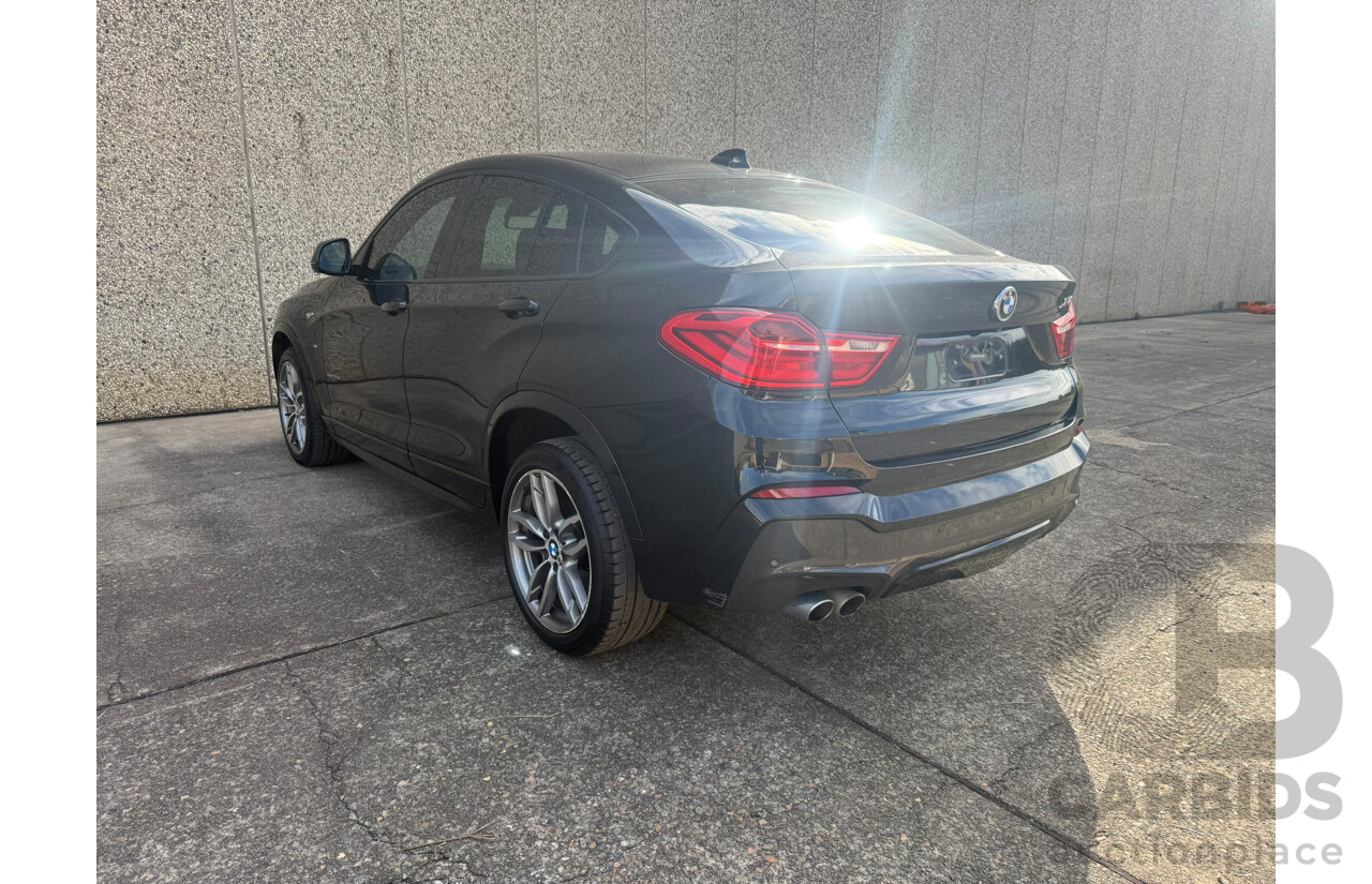 5/2015 BMW X4 xDrive 30d (AWD) F26 MY15 5d Coupe Black Turbo Diesel 3.0L