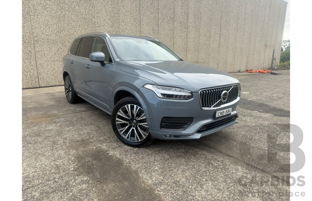 01/2021 Volvo XC90 D5 Momentum (AWD) 256 MY21 4d Wagon Thunder Grey Twin-turbo Diesel 2.0L 7 seat