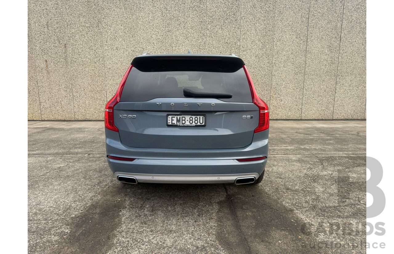 01/2021 Volvo XC90 D5 Momentum (AWD) 256 MY21 4d Wagon Thunder Grey Twin-turbo Diesel 2.0L 7 seat