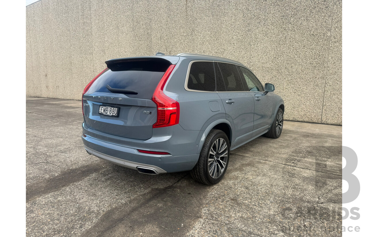 01/2021 Volvo XC90 D5 Momentum (AWD) 256 MY21 4d Wagon Thunder Grey Twin-turbo Diesel 2.0L 7 seat