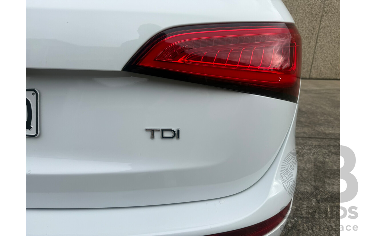 1/2014 Audi SQ5 3.0 TDI Quattro (AWD) 8R 5d Wagon White Twin Turbo Diesel 3.0L