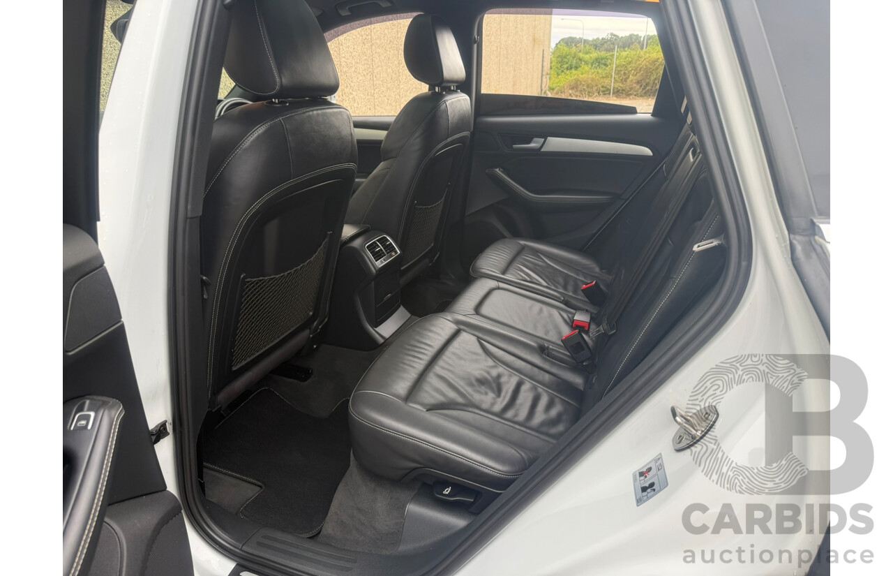 1/2014 Audi SQ5 3.0 TDI Quattro (AWD) 8R 5d Wagon White Twin Turbo Diesel 3.0L