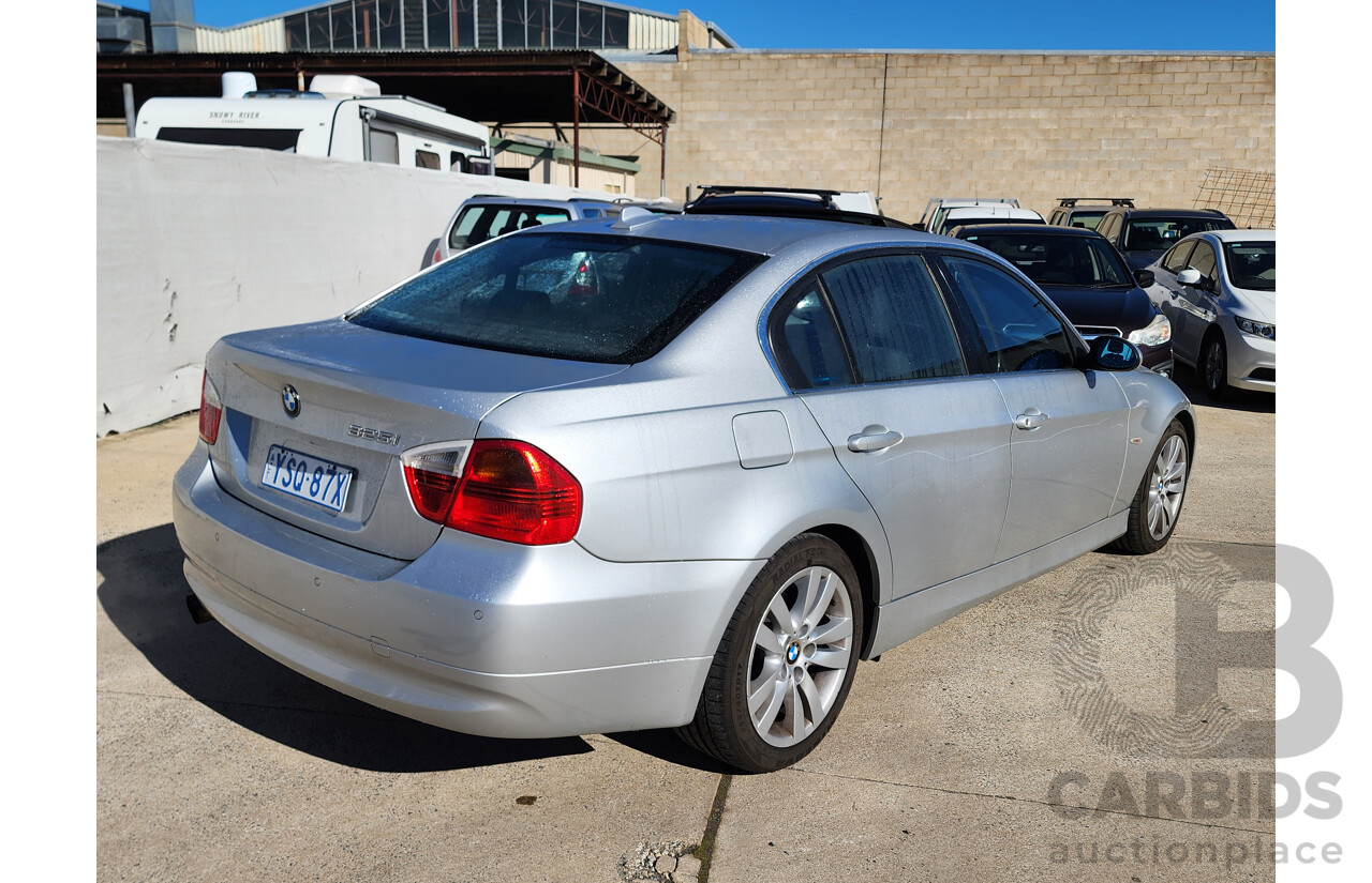 01/2008 Bmw 3 25i E90 07 UPGRADE 4d Sedan Silver 2.5L