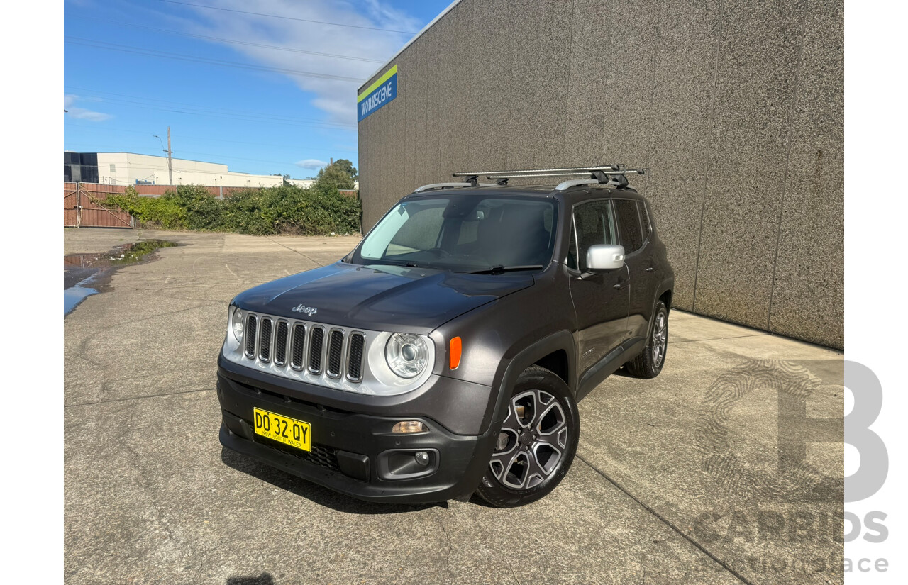 01/2016 Jeep Renegade Limited BU 4d Wagon Grey Turbo 1.4L