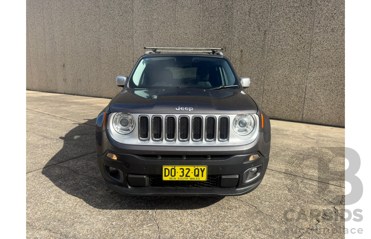 01/2016 Jeep Renegade Limited BU 4d Wagon Grey Turbo 1.4L