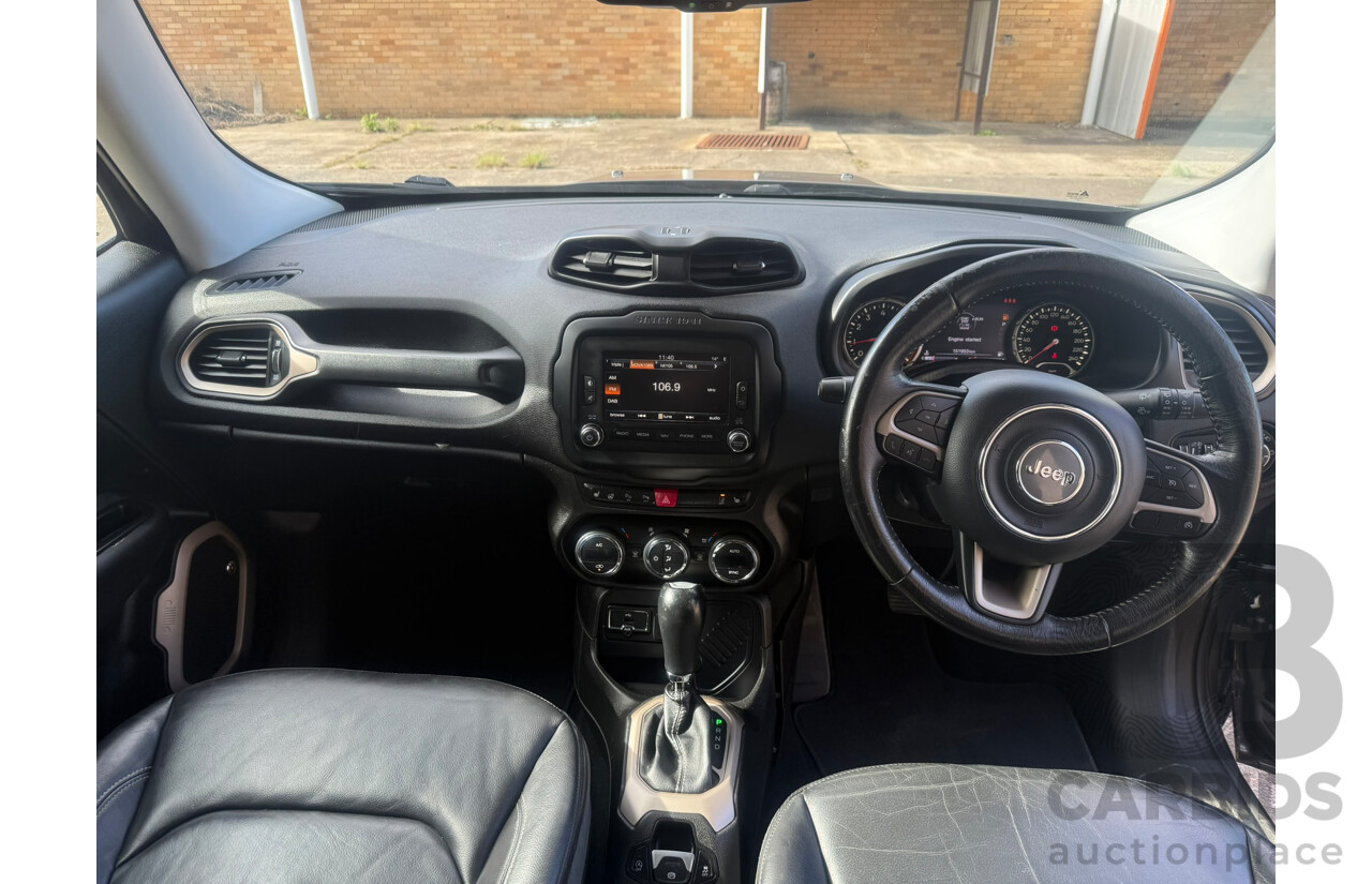 01/2016 Jeep Renegade Limited BU 4d Wagon Grey Turbo 1.4L