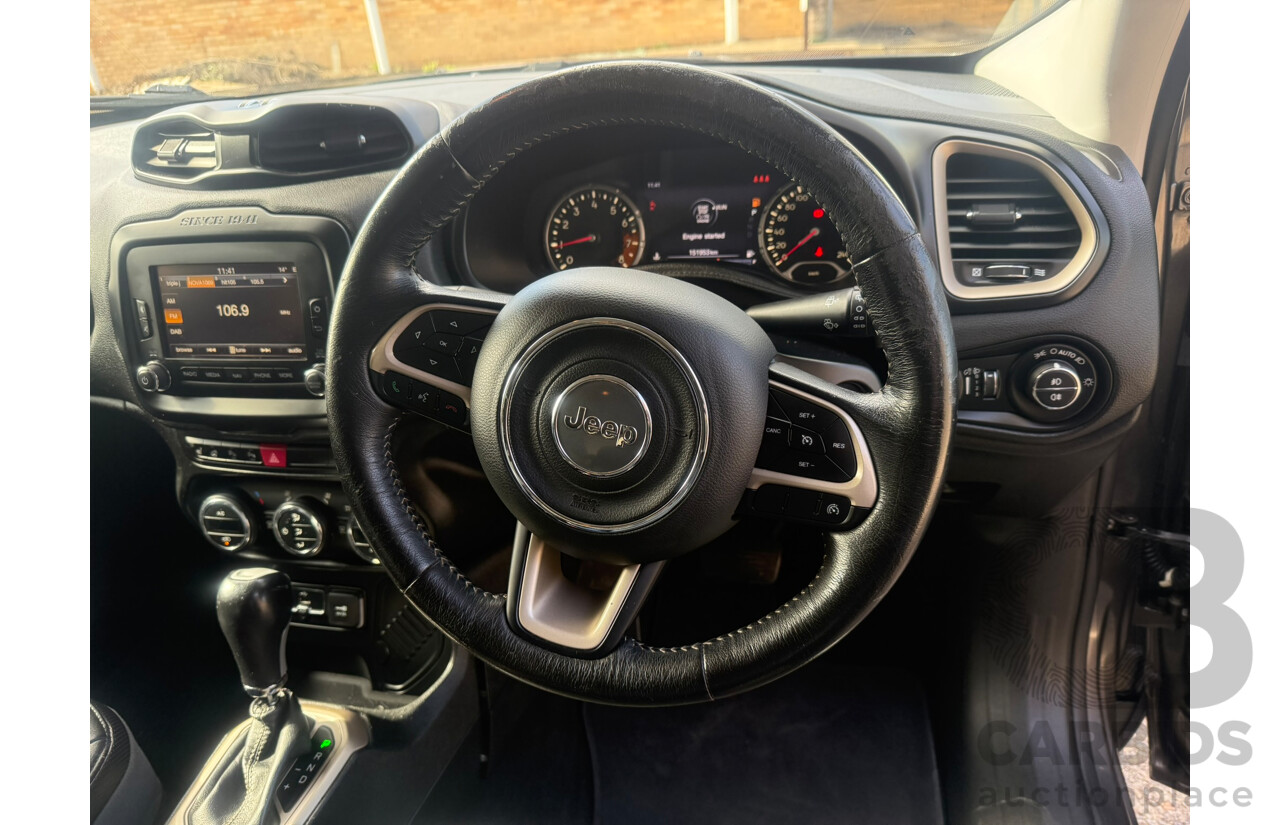 01/2016 Jeep Renegade Limited BU 4d Wagon Grey Turbo 1.4L