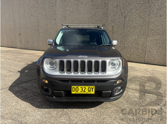 01/2016 Jeep Renegade Limited BU 4d Wagon Grey Turbo 1.4L