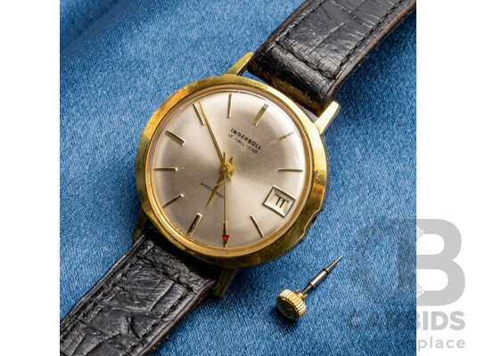 Vintage Ingersoll 17 Jewel Lever Manual Wind Watch