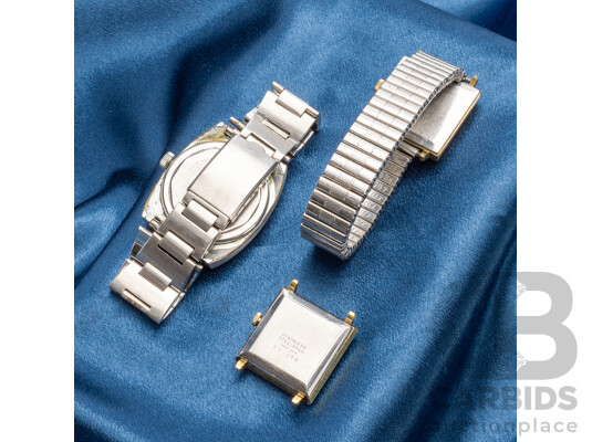 Vintage Manual Wind Mechanical Watches, Tissot, Ultima & Buler - Lot of 3