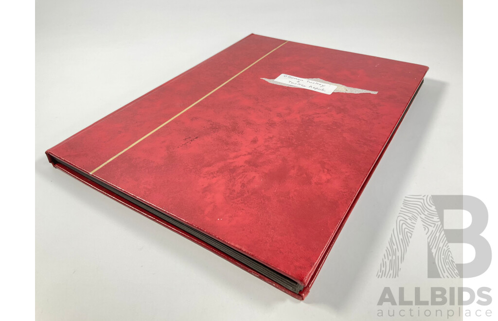 Album of Ottoman Empire and Turkey Stamps Spanning 1880's to 1960's, Overprints, Hand Cancels, Part Sets