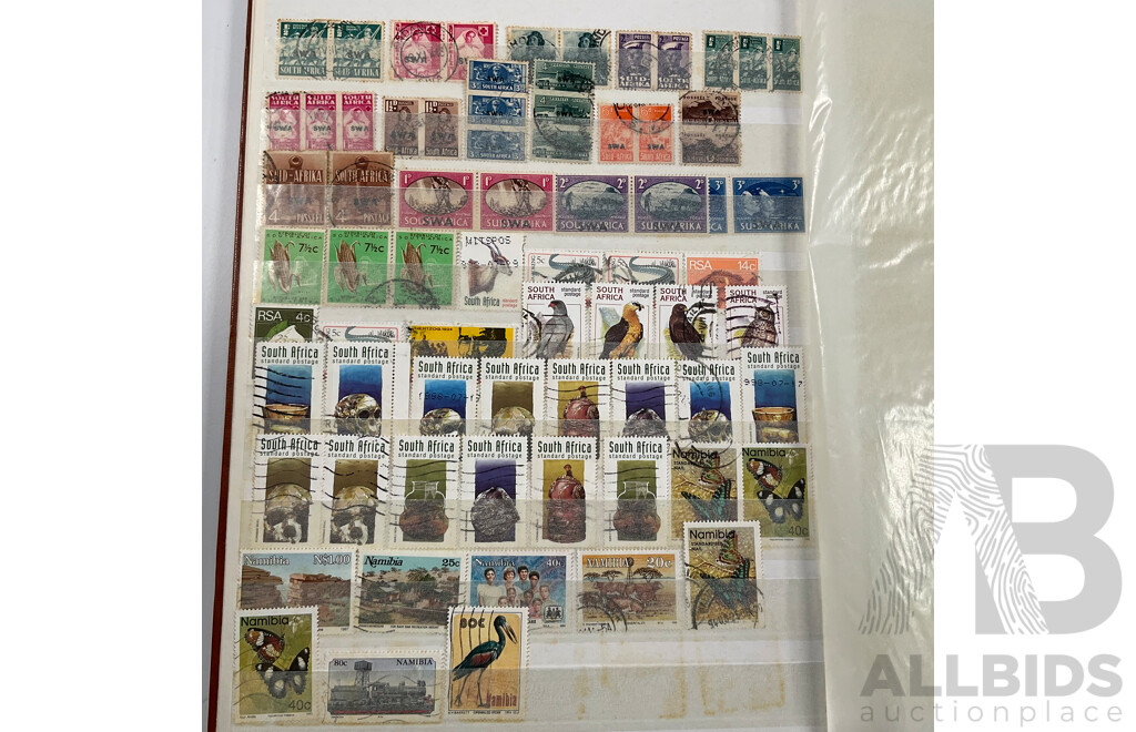 Album of Sudan, South and South West Africa Stamps Spanning 1890’s to 1960's, War Effort Series, Government, Overprints