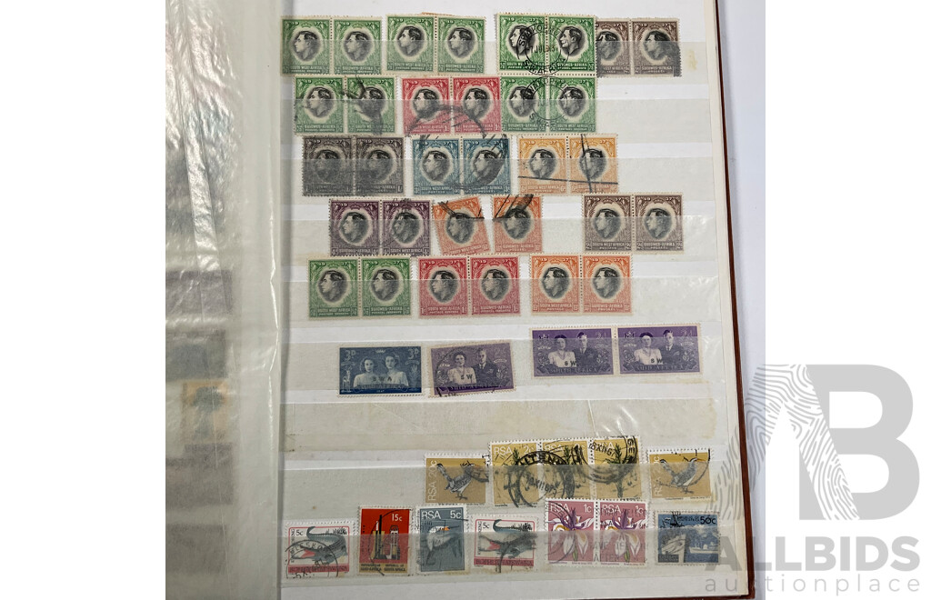 Album of Sudan, South and South West Africa Stamps Spanning 1890’s to 1960's, War Effort Series, Government, Overprints