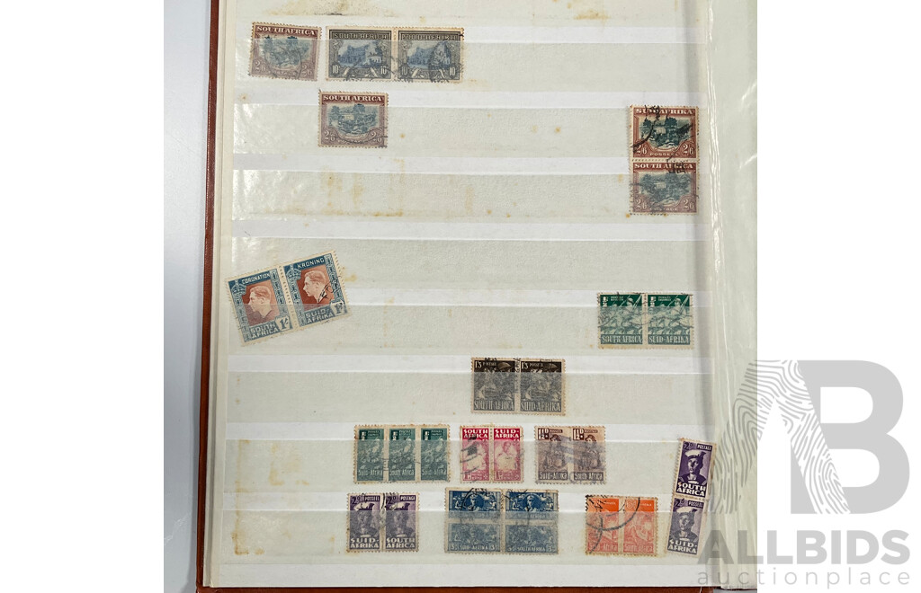 Album of Sudan, South and South West Africa Stamps Spanning 1890’s to 1960's, War Effort Series, Government, Overprints