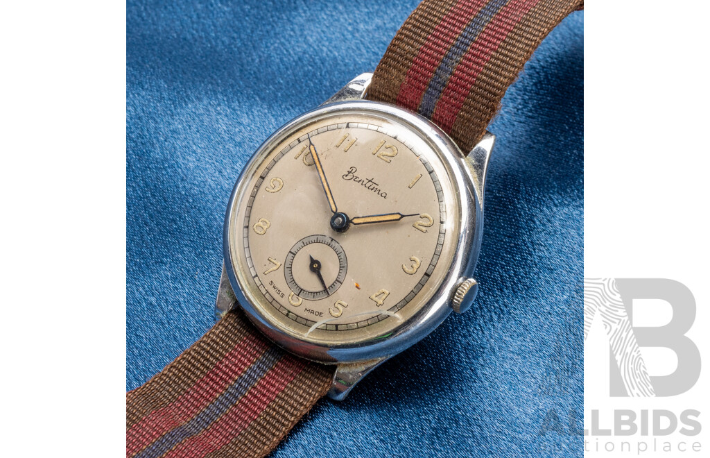 Bentina Manual Wind Mechanical Watch - 1930's/40's
