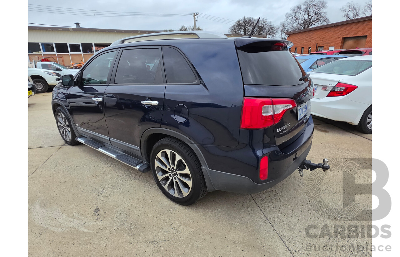 10/2012 Kia Sorento Platinum (4x4) XM MY13 4d Wagon Blue Turbo Diesel 2.2L - 7 Seats