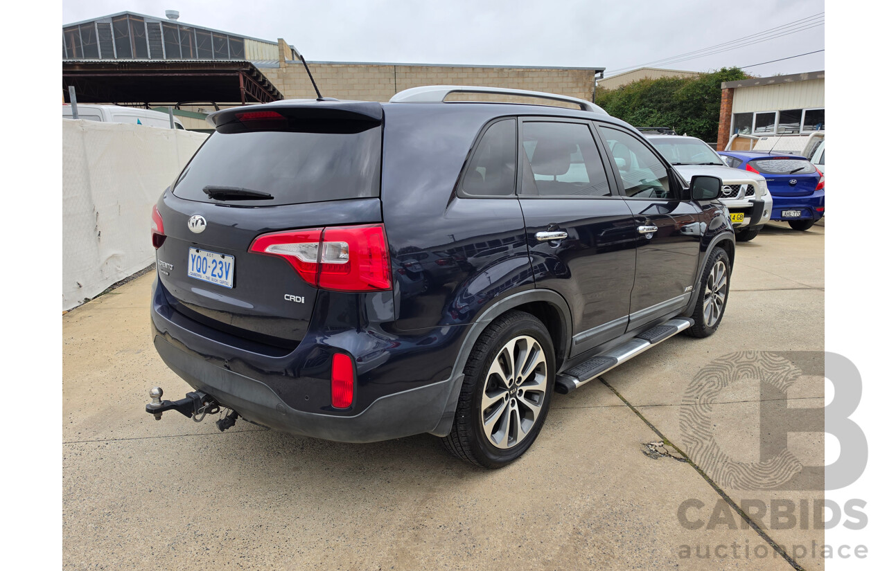 10/2012 Kia Sorento Platinum (4x4) XM MY13 4d Wagon Blue Turbo Diesel 2.2L - 7 Seats