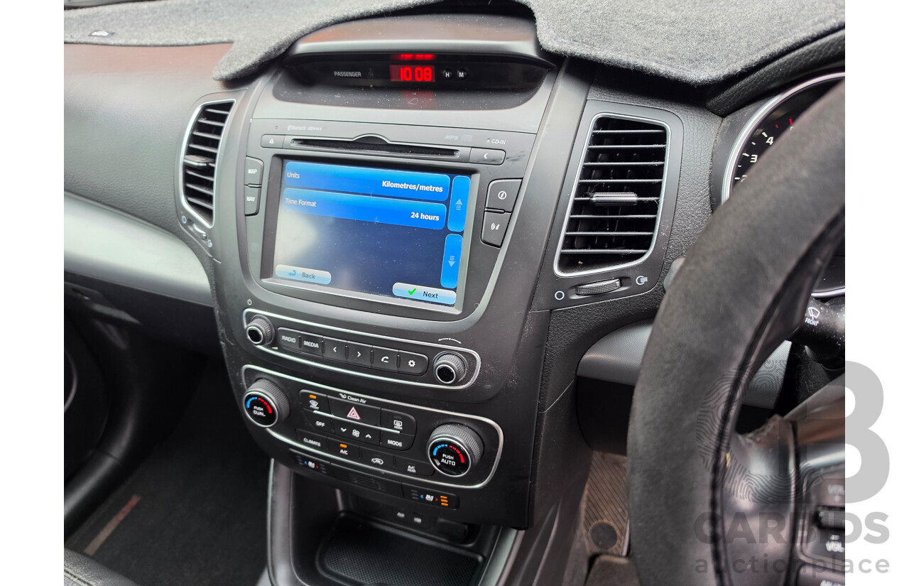 10/2012 Kia Sorento Platinum (4x4) XM MY13 4d Wagon Blue Turbo Diesel 2.2L - 7 Seats