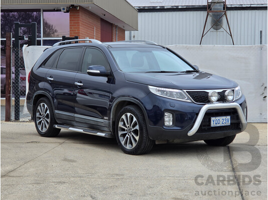 10/2012 Kia Sorento Platinum (4x4) XM MY13 4d Wagon Blue Turbo Diesel 2.2L - 7 Seats