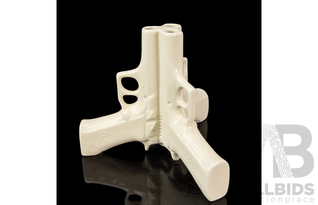 Three Guns Ceramic Table Vase by SuckUk