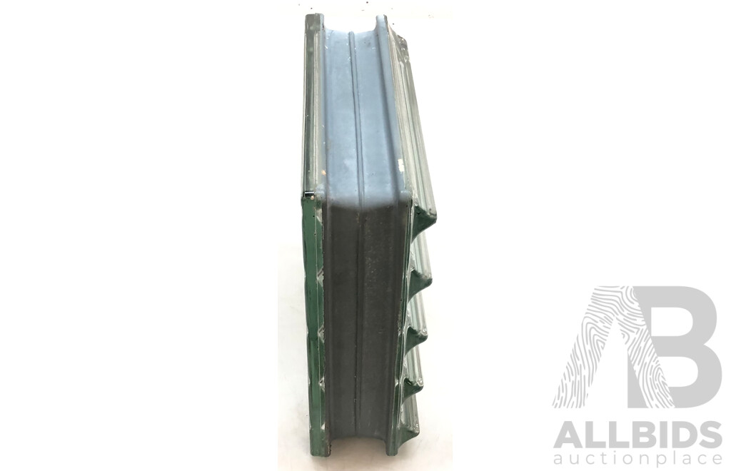 Seves Glassblock Neutro Doric Q30 Metallised Glass Blocks - 9.7 Square Meters - Brand New - ORP $14,000