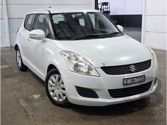 04/2011 Suzuki Swift GL FZ 5D Hatchback Superior White 1.4L
