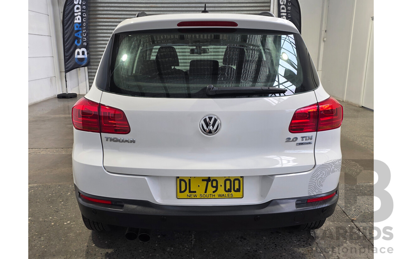 03/2013 Volkswagen Tiguan 103 TDI (AWD) 5NC MY13.5 Candy White Turbo Diesel 2.0L
