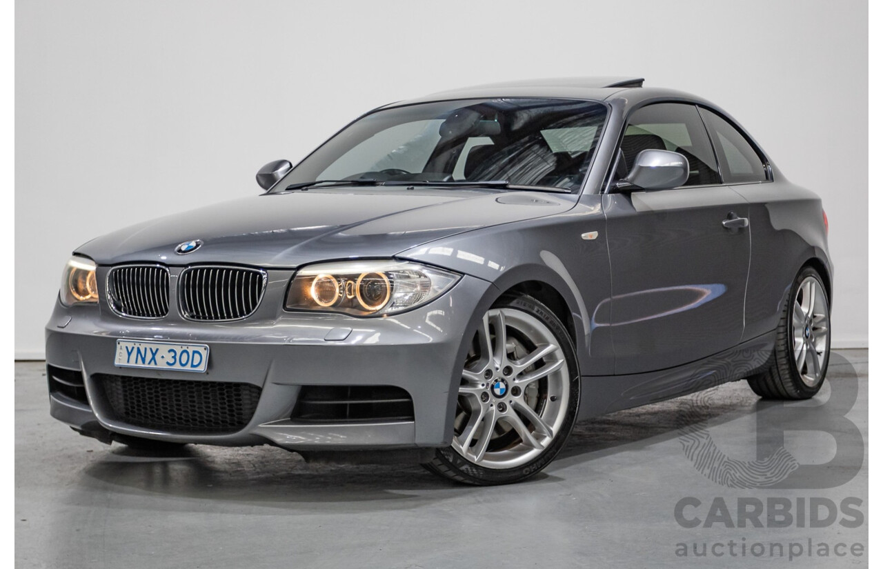 2/2012 BMW 135i M Sport E82 MY12 2d Coupe Space Gray Metallic Turbo 3.0L