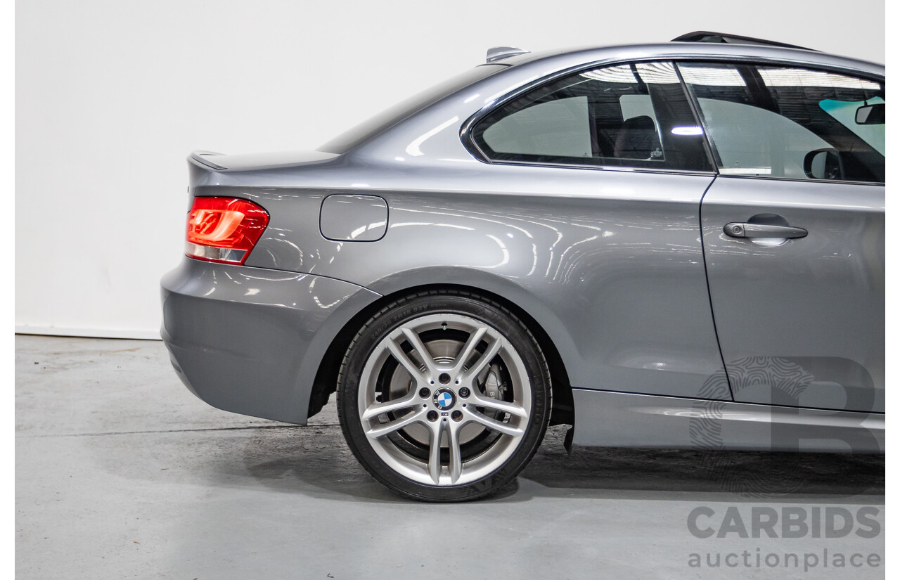 2/2012 BMW 135i M Sport E82 MY12 2d Coupe Space Gray Metallic Turbo 3.0L