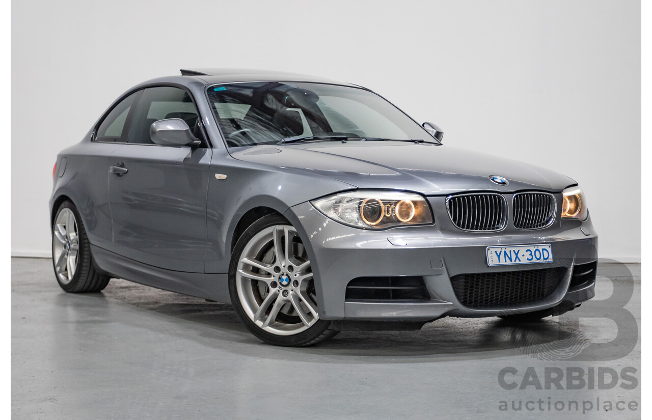 2/2012 BMW 135i M Sport E82 MY12 2d Coupe Space Gray Metallic Turbo 3.0L
