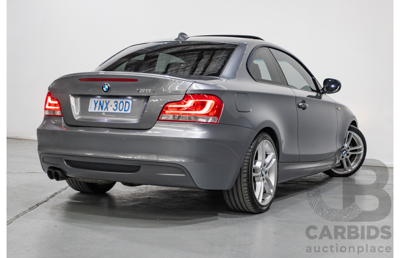 2/2012 BMW 135i M Sport E82 MY12 2d Coupe Space Gray Metallic Turbo 3.0L
