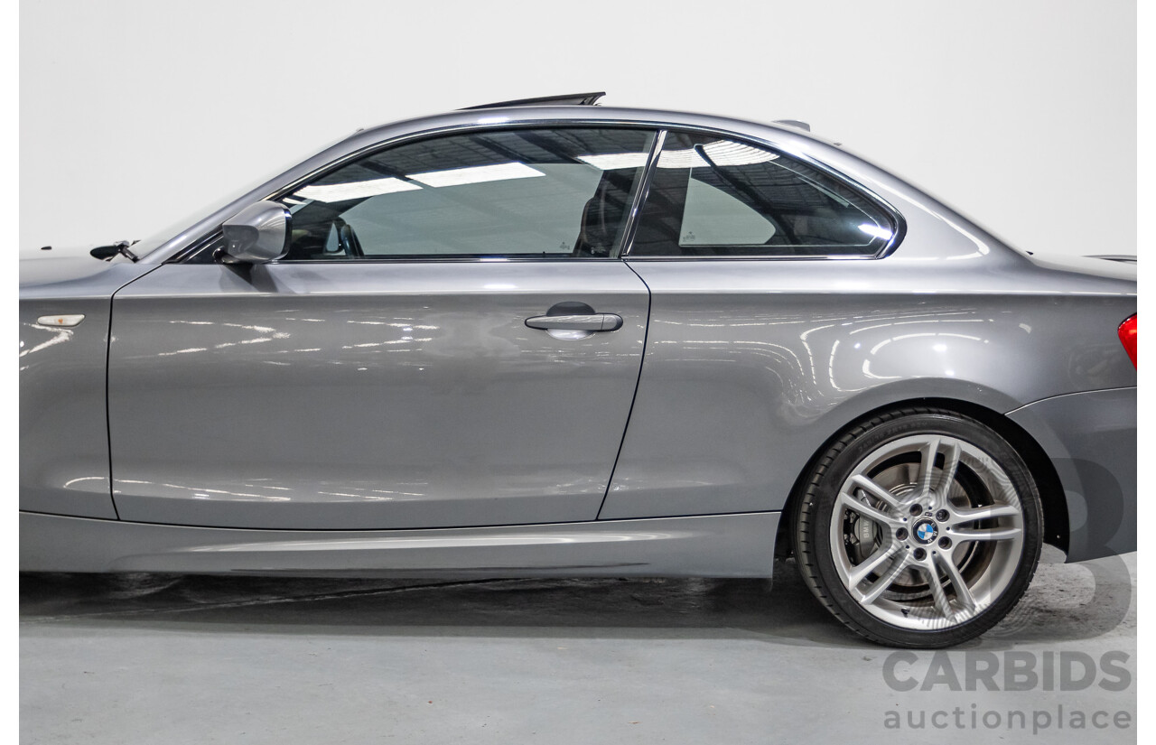 2/2012 BMW 135i M Sport E82 MY12 2d Coupe Space Gray Metallic Turbo 3.0L