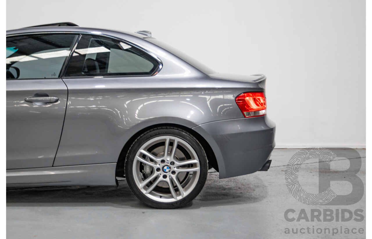 2/2012 BMW 135i M Sport E82 MY12 2d Coupe Space Gray Metallic Turbo 3.0L
