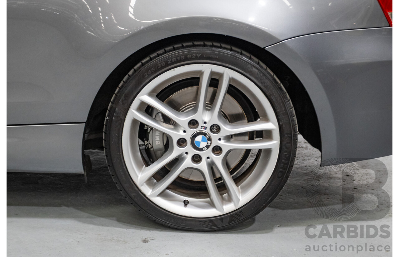 2/2012 BMW 135i M Sport E82 MY12 2d Coupe Space Gray Metallic Turbo 3.0L