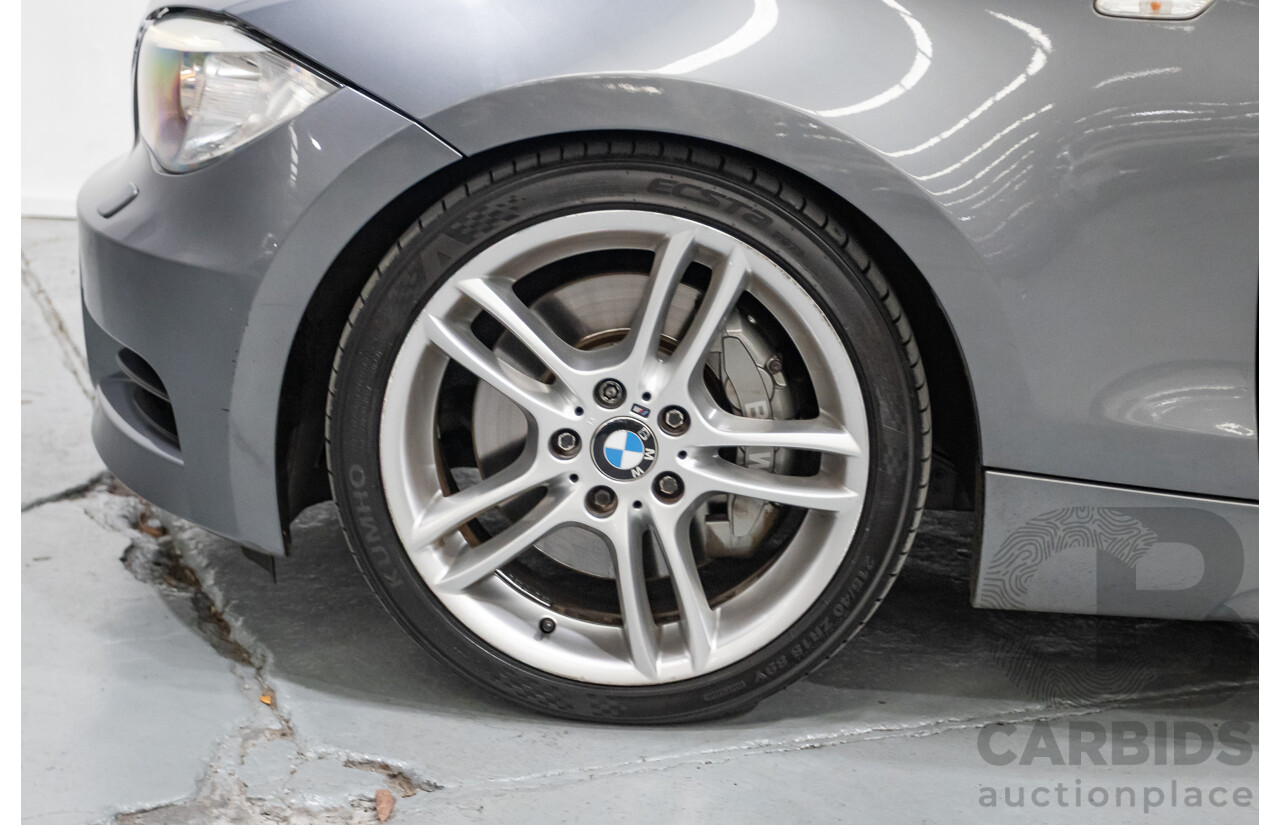 2/2012 BMW 135i M Sport E82 MY12 2d Coupe Space Gray Metallic Turbo 3.0L