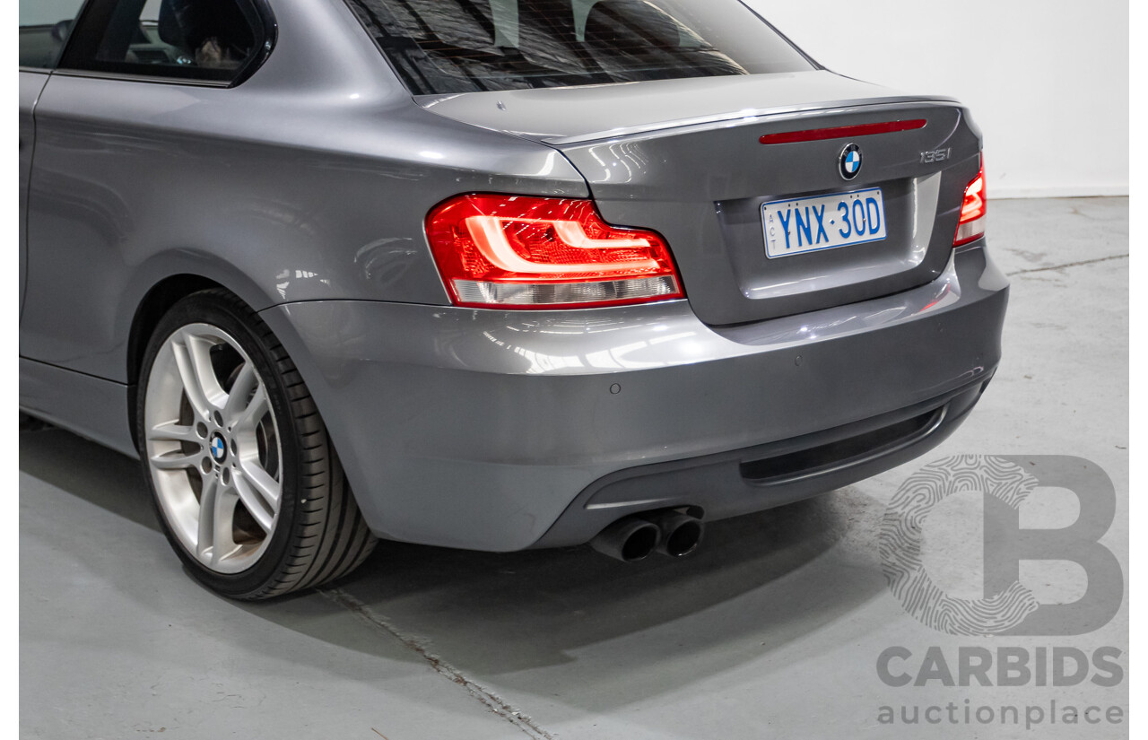 2/2012 BMW 135i M Sport E82 MY12 2d Coupe Space Gray Metallic Turbo 3.0L