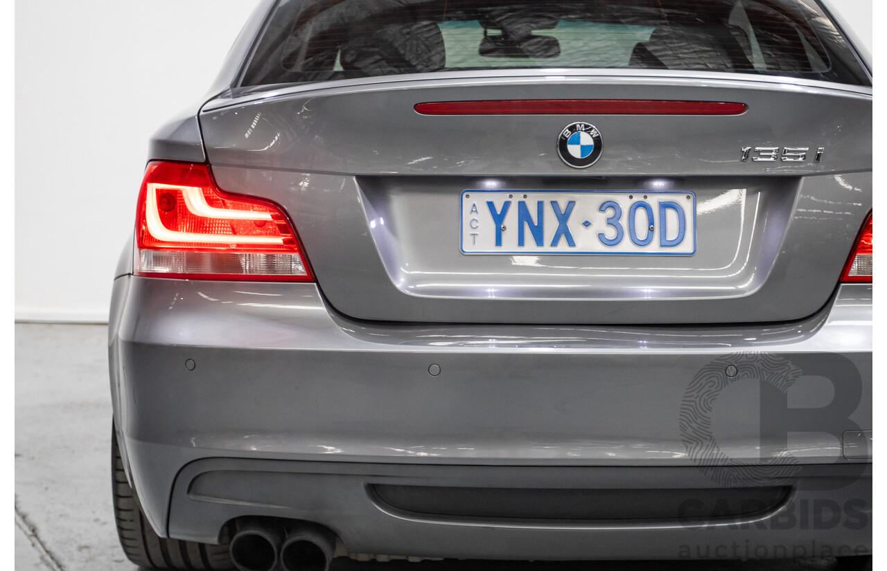2/2012 BMW 135i M Sport E82 MY12 2d Coupe Space Gray Metallic Turbo 3.0L