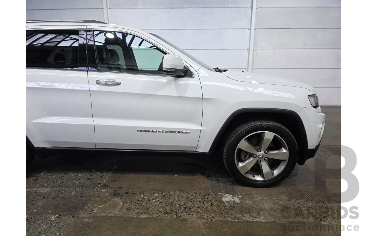 02/2016 Jeep Grand Cherokee Limited (4x4) WK MY15 Bright White Turbo Diesel 3.0L
