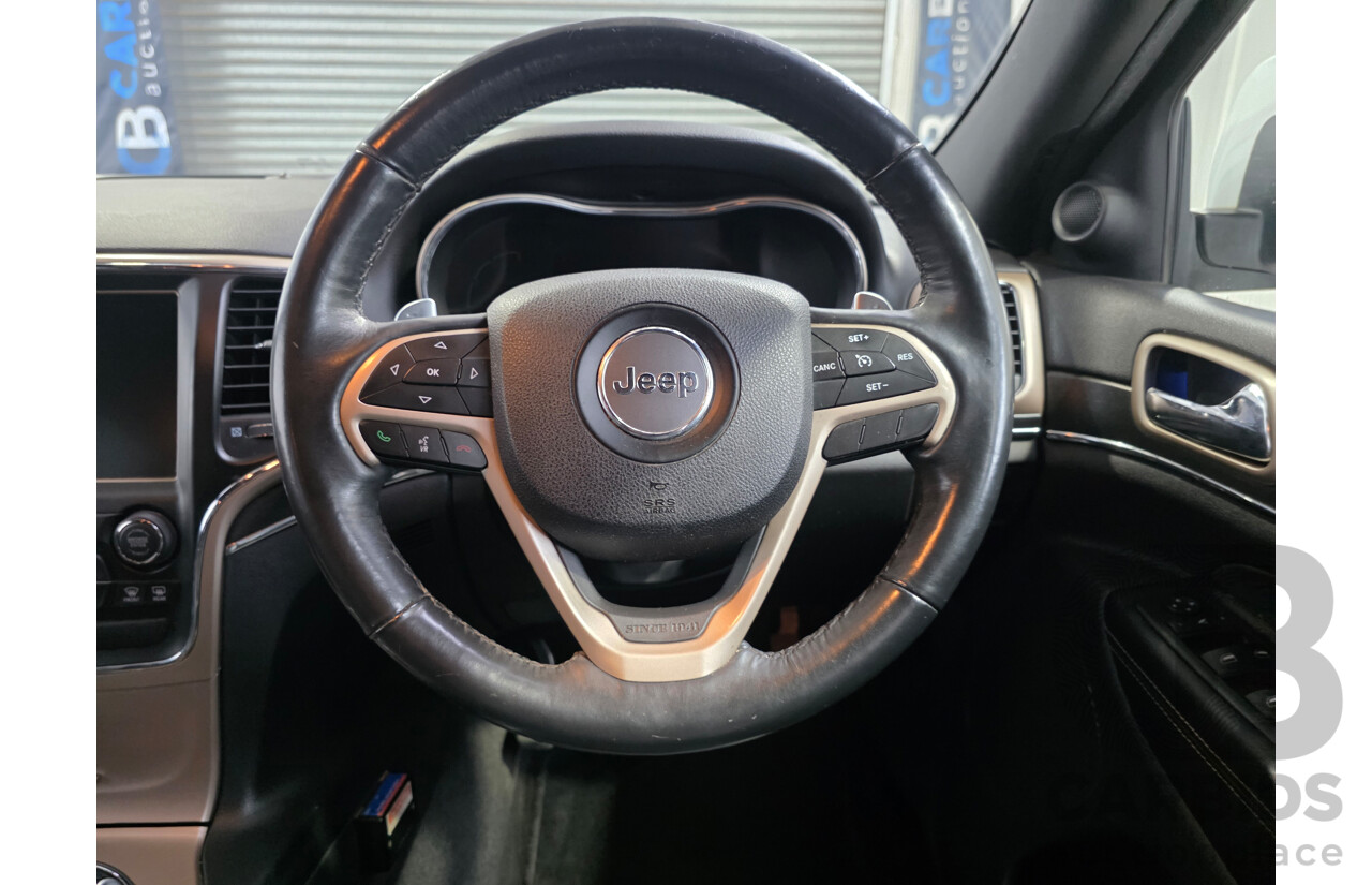 02/2016 Jeep Grand Cherokee Limited (4x4) WK MY15 Bright White Turbo Diesel 3.0L